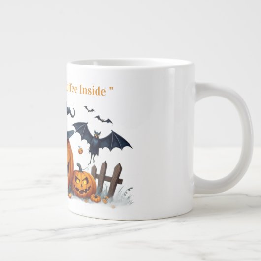 Spooky Pumpkin Magic Mug Grote Koffiekop (Rechts)