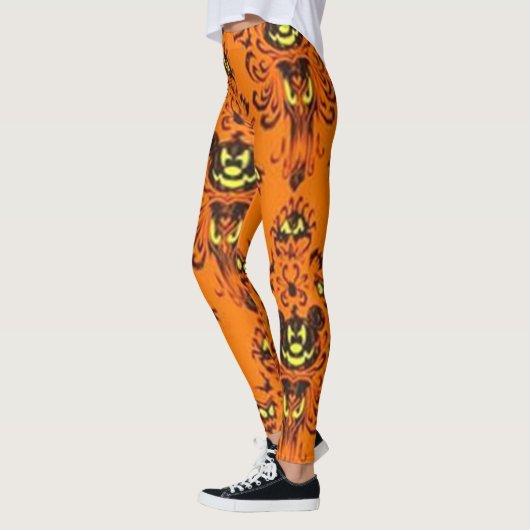 Spooky Pumpkin Mouse Leggings (Links)