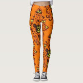 Spooky Pumpkin Mouse Leggings (Voorkant)