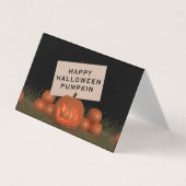 Spooky Pumpkin Pack van 25 Tiny Halloween Kaarten (Voorkant)