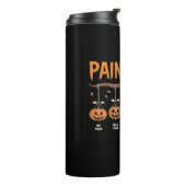Spooky Pumpkin Pain Scale Trauma Nurse Triage Hall Thermosbeker (Gedraaid links)