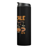 Spooky Pumpkin Pain Scale Trauma Nurse Triage Hall Thermosbeker (Geroteerd rechts)