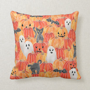 Spooky Pumpkin Patch Kussen