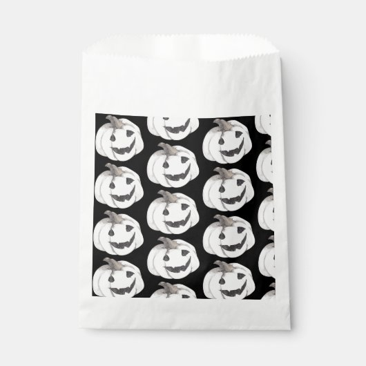 Spooky Pumpkin Pattern | Happy Halloween Bedankzakje (Voorkant)