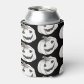 Spooky Pumpkin Pattern | Happy Halloween Blikjeskoeler (Blikje Voorkant)