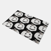 Spooky Pumpkin Pattern | Happy Halloween Deurmat (Schuin)