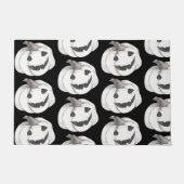 Spooky Pumpkin Pattern | Happy Halloween Deurmat (Voorkant)