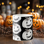 Spooky Pumpkin Pattern | Happy Halloween Koffiemok