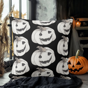 Spooky Pumpkin Pattern   Happy Halloween Kussen