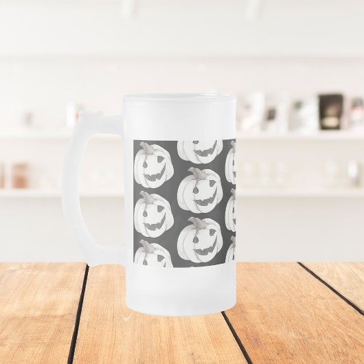 Spooky Pumpkin Pattern | Happy Halloween Matglas Bierpul