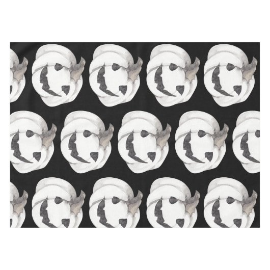 Spooky Pumpkin Pattern | Happy Halloween Tafelkleed (Voorkant (Horizontaal))