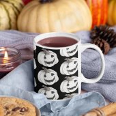 Spooky Pumpkin Pattern | Happy Halloween Tweekleurige Koffiemok