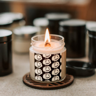 Spooky Pumpkin Pattern   Happy Halloween Vierkante Sticker