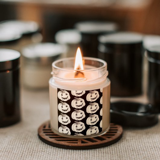 Spooky Pumpkin Pattern | Happy Halloween Vierkante Sticker