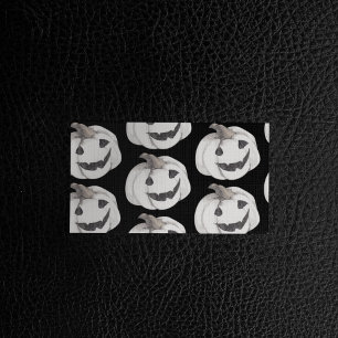 Spooky Pumpkin Pattern   Happy Halloween Visitekaartje