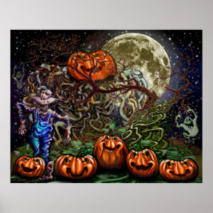Spooky Pumpkin Poster