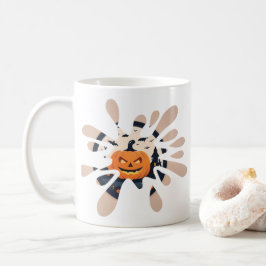 Spooky Pumpkin Splash Halloween Mug Koffiemok