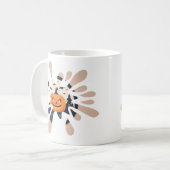 Spooky Pumpkin Splash Halloween Mug Koffiemok (Voorkant links)