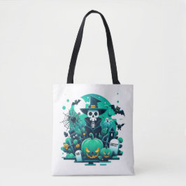 Spooky Pumpkin Tote Bag