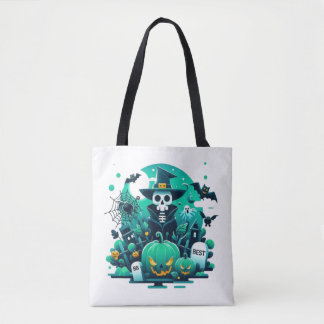 Spooky Pumpkin Tote Bag