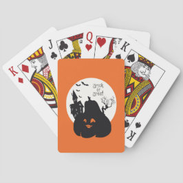 Spooky Pumpkin Trick or treat Speelkaarten