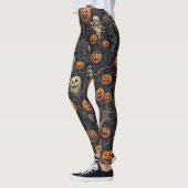 Spooky Pumpkins en Scary Ghosts Design Leggings (Links)