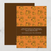 Spooky Pumpkins Halloween Party Invitation Kaart (Voorkant / Achterkant)