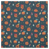 Spooky Pumpkins Halloween stof ontwerp (Swatch)