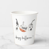 Spooky Pumpkins Party | Happy Halloween Papieren Bekers (Voorkant)
