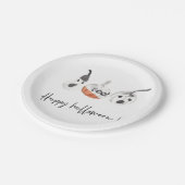 Spooky Pumpkins Party | Happy Halloween Papieren Bordje (Gekanteld)