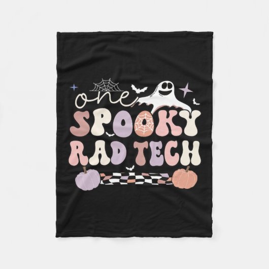 Spooky Radiology Tech Halloween Rad Technologist R Fleece Deken (Voorkant)