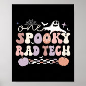 Spooky Radiology Tech Halloween Rad Technologist R Poster (Voorkant)
