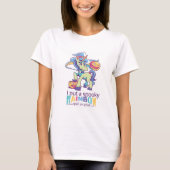 Spooky Rainbow Spell Halloween Unicorn Witch T-shirt (Voorkant)