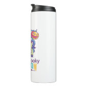 Spooky Rainbow Spell Halloween Unicorn Witch Thermosbeker (Geroteerd rechts)