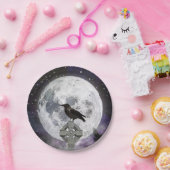 Spooky Raven Adult Halloween Party Paper Bord (Feest)