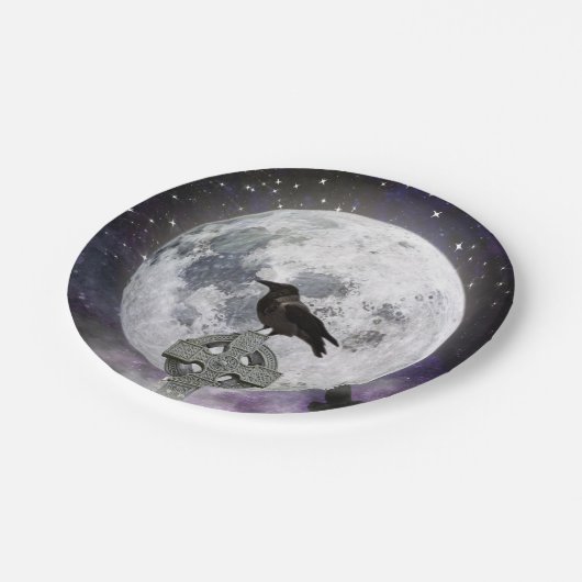 Spooky Raven Adult Halloween Party Paper Bord (Gekanteld)