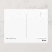 Spooky Raven in Tree Briefkaart (Achterkant)