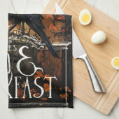 Spooky Raven  Theedoek (Quarter Fold)