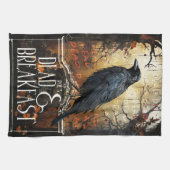 Spooky Raven  Theedoek (Horizontaal)