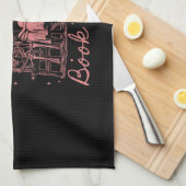 Spooky Reader Book Club D Red Theedoek (Quarter Fold)