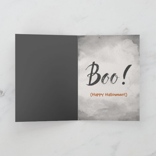 Spooky Realistic Zombie Halloween Kaart (Binnen)