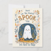 Spooky Realtor Pop By Marketing Feestdagenkaart (Voorkant)