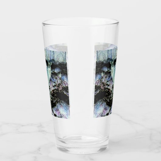 Spooky Red Deer Stag Glas (Rechts)