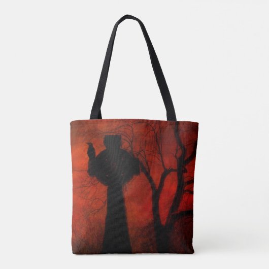 Spooky Red Tote Bag (Achterkant)