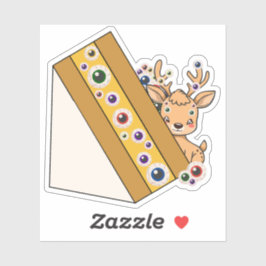 Spooky Reindeer Sando - Haunted Eyeball Club Sandw Sticker