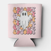 Spooky Retro Ghost Blikjeskoeler (Voorkant)