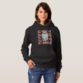 Spooky Retro Ghost Hoodie (Voorkant volledig)