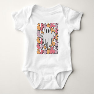 Spooky Retro Ghost Romper