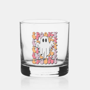Spooky Retro Ghost Whisky Glas