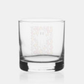 Spooky Retro Ghost Whisky Glas (Achterkant)